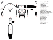 Scion FR-S 2013-2016 Dash Kit Diagram