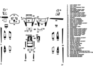 Subaru Outback 2010-2014 Dash Kit Diagram