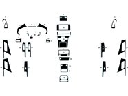 Subaru Solterra 2023-2024 Dash Kit Diagram