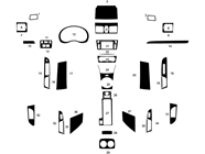 Subaru WRX 2018-2024 Dash Kit Diagram
