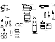 Toyota Sienna 2001-2002 Dash Kit Diagram