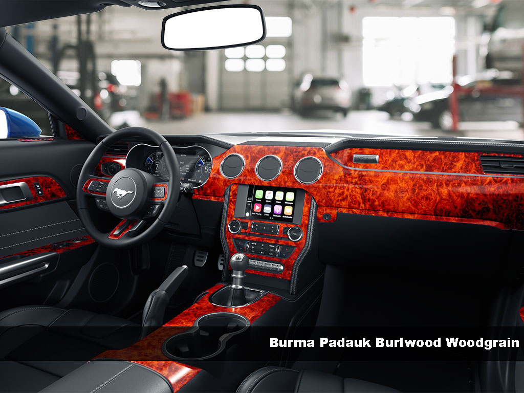 Chevrolet Silverado 2014-2019 Burma Padauk Wood Dash Kit Finish