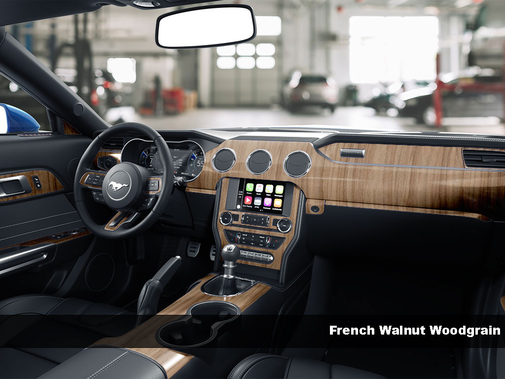 Hyundai Accent 2018-2021 French Walnut Wood Dash Kit Finish