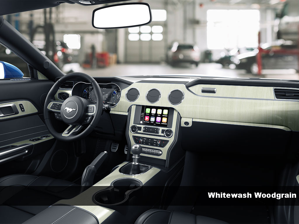 GMC Sierra 2014-2018 Whitewash Wood Dash Kit Finish