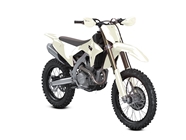 3M 2080 Satin Pearl White Dirt Bike Wraps