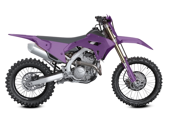 Rwraps 3D Carbon Fiber Purple Do-It-Yourself Dirt Bike Wraps
