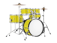 3M 2080 Gloss Lucid Yellow Drum Kit Wrap