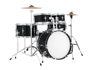 3M 2080 Matte Deep Black Drum Kit Wrap