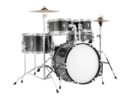 Avery Dennison SF 100 Black Chrome Drum Kit Wrap