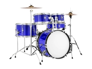 Avery Dennison SF 100 Blue Chrome Drum Kit Wrap