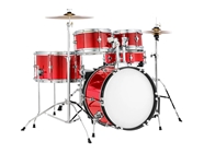 Avery Dennison SF 100 Red Chrome Drum Kit Wrap