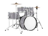 ORACAL 975 Honeycomb Silver Gray Drum Kit Wrap