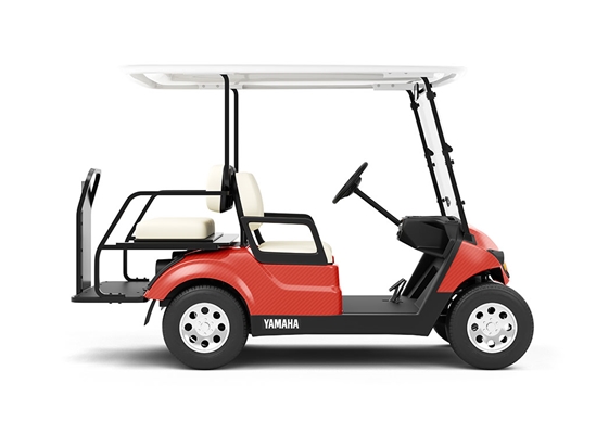 Rwraps 3D Carbon Fiber Red Do-It-Yourself Golf Cart Wraps