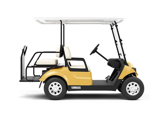 Rwraps 3D Carbon Fiber Yellow Do-It-Yourself Golf Cart Wraps