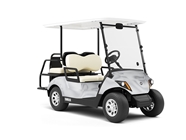 Rwraps™ Matte Chrome Silver Vinyl Golf Cart Wrap