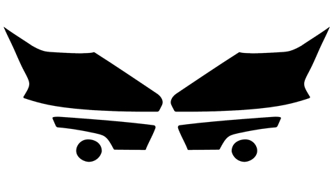 Rshield™ Nissan Altima 2013-2015 Headlight Protection Film (Sedan)
