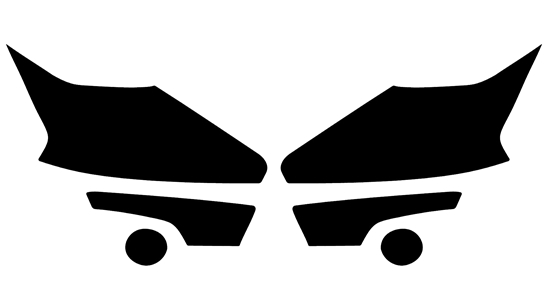 Nissan Altima Sedan 2013-2015 Headlight Tint