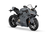 Rwraps Matte Chrome Dark Gray Fog (Metallic) Motorcycle Wraps