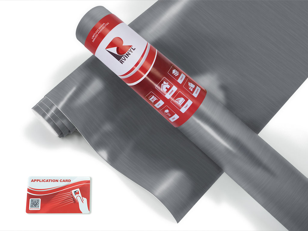 ORACAL 975 Brushed Aluminum Graphite Jet Ski Wrap Color Film