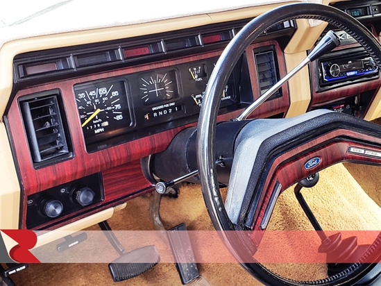 Rcraft mahogany wood grain custom dash kit interior
