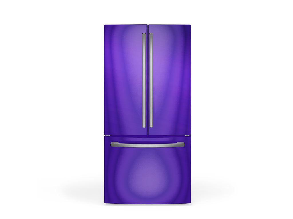 Rwraps Matte Chrome Purple DIY Built-In Refrigerator Wraps