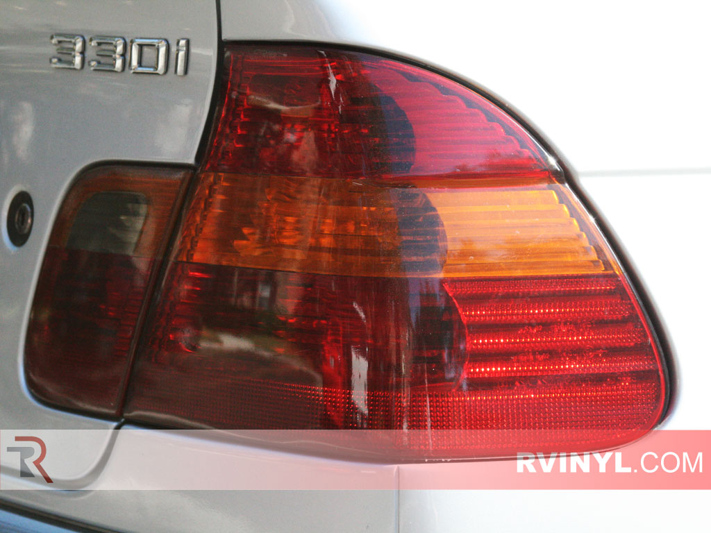 BMW 330i Tinted Tail Lights