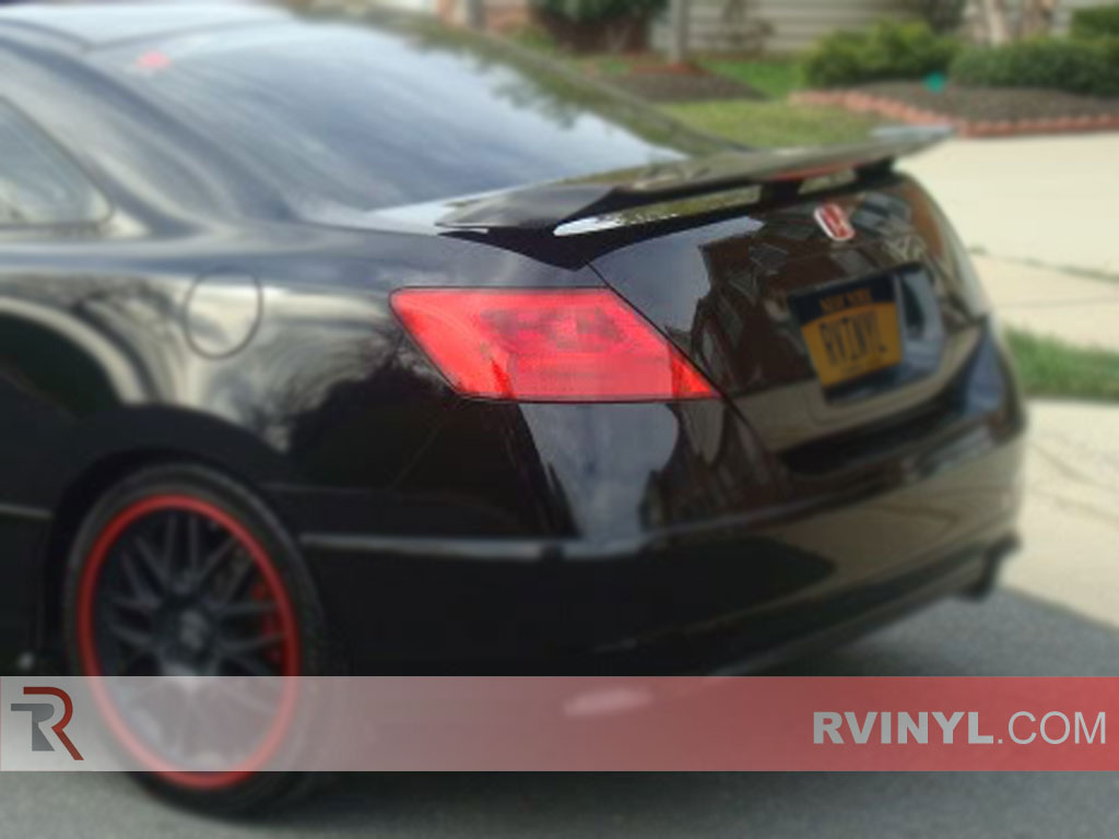 Honda Civic Coupe 2006-2011 Red Tail Light Tints