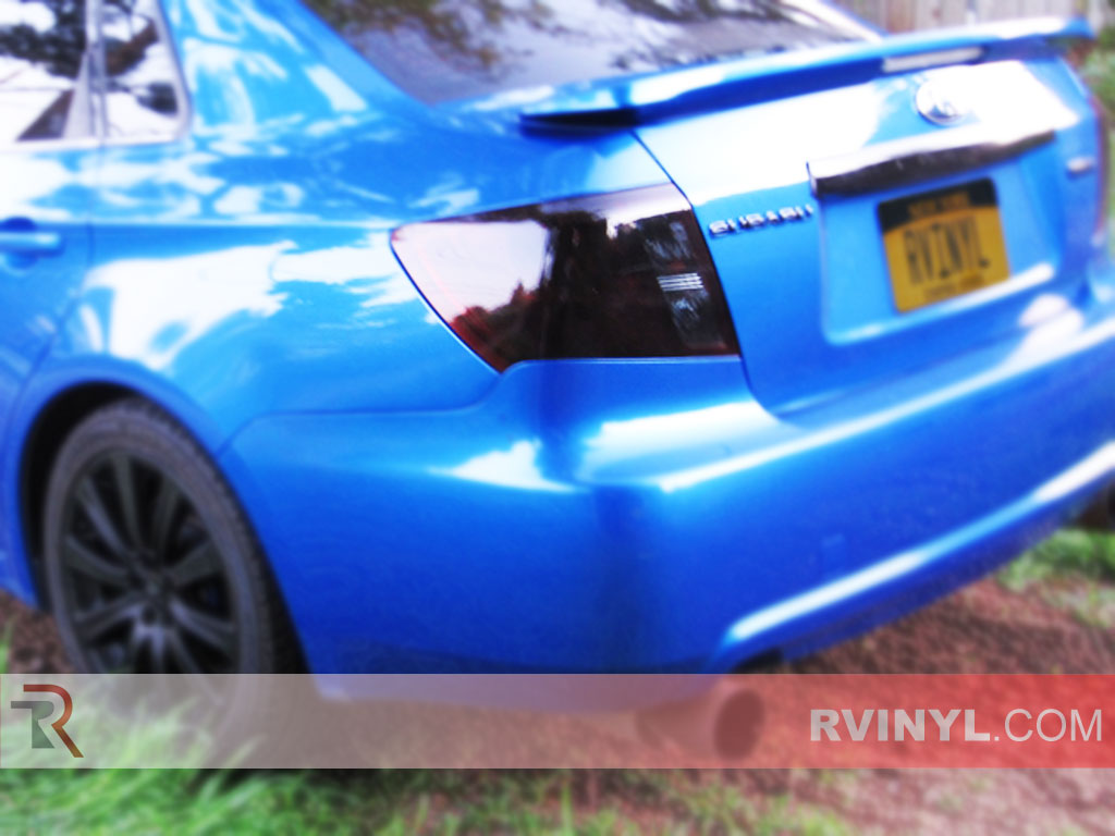 Subaru WRX Sedan 2008-2014 Smoked Tail Lights