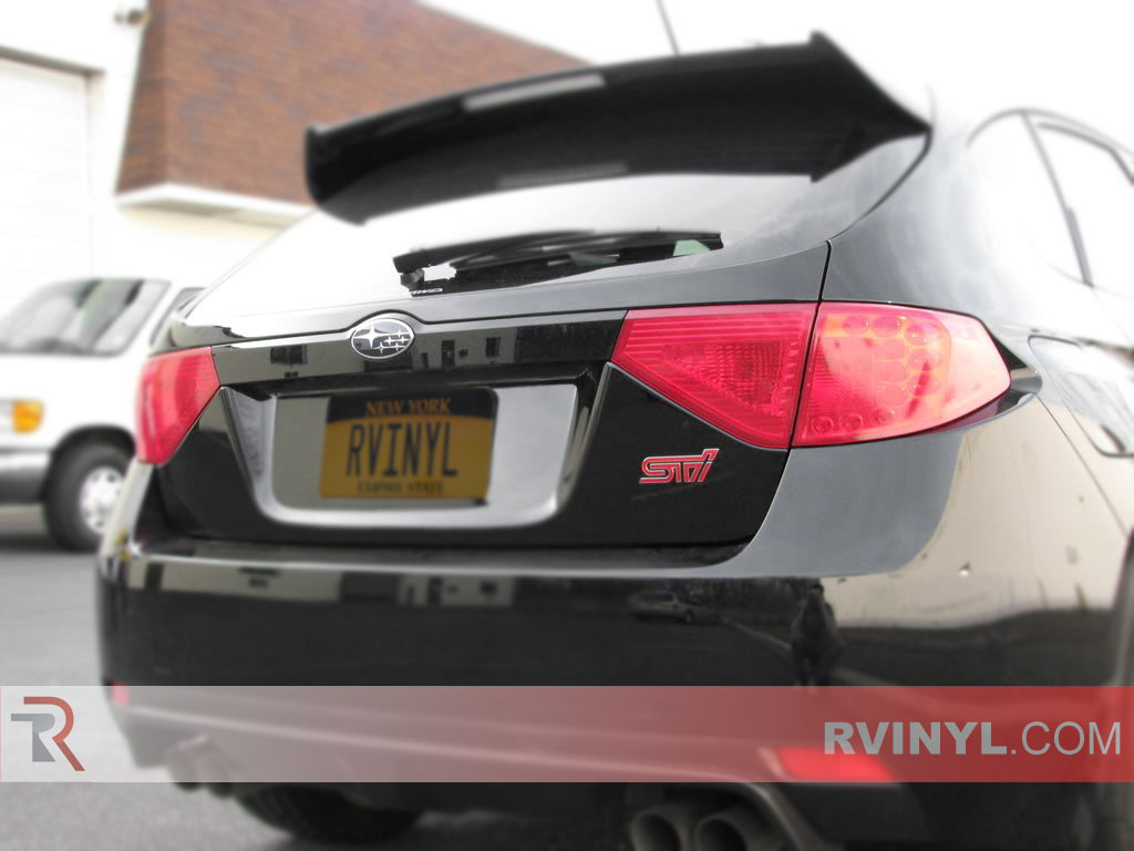 Subaru WRX Hatchback 2008-2014 Tail Lamp Tints