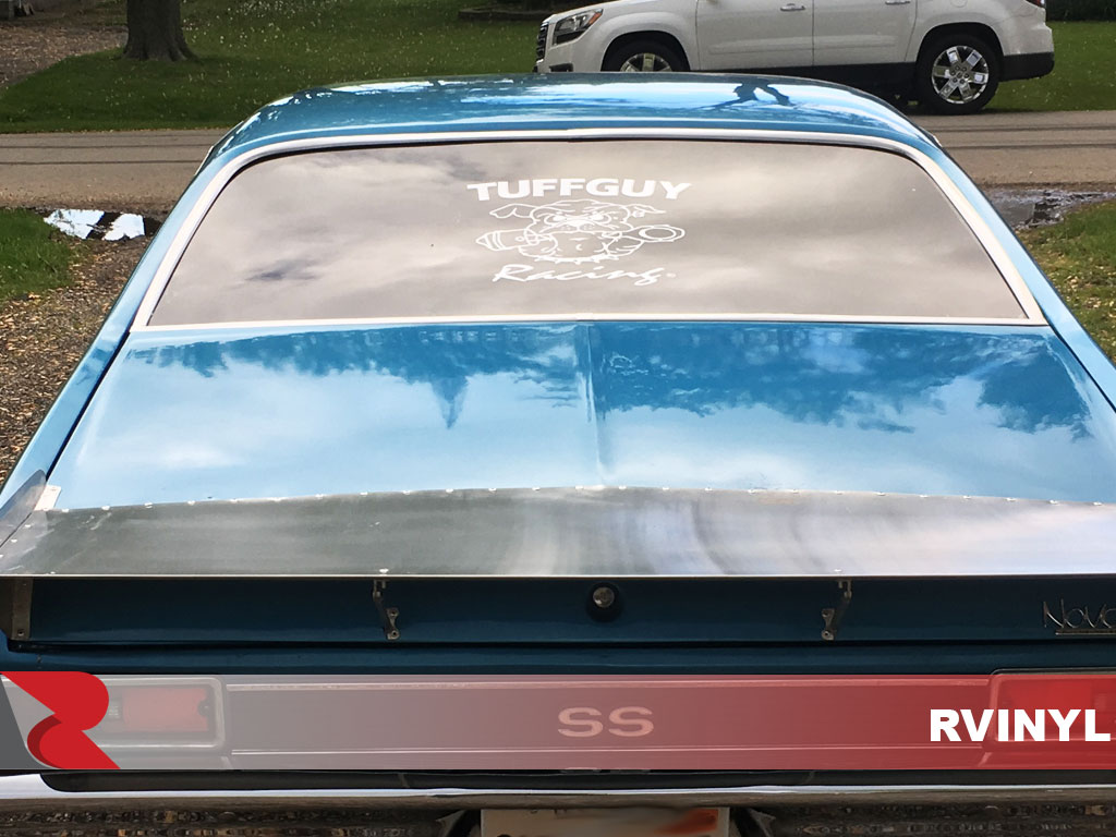 Rtint 1968 Chevy Nova Installed Rear Windshield Window Tint