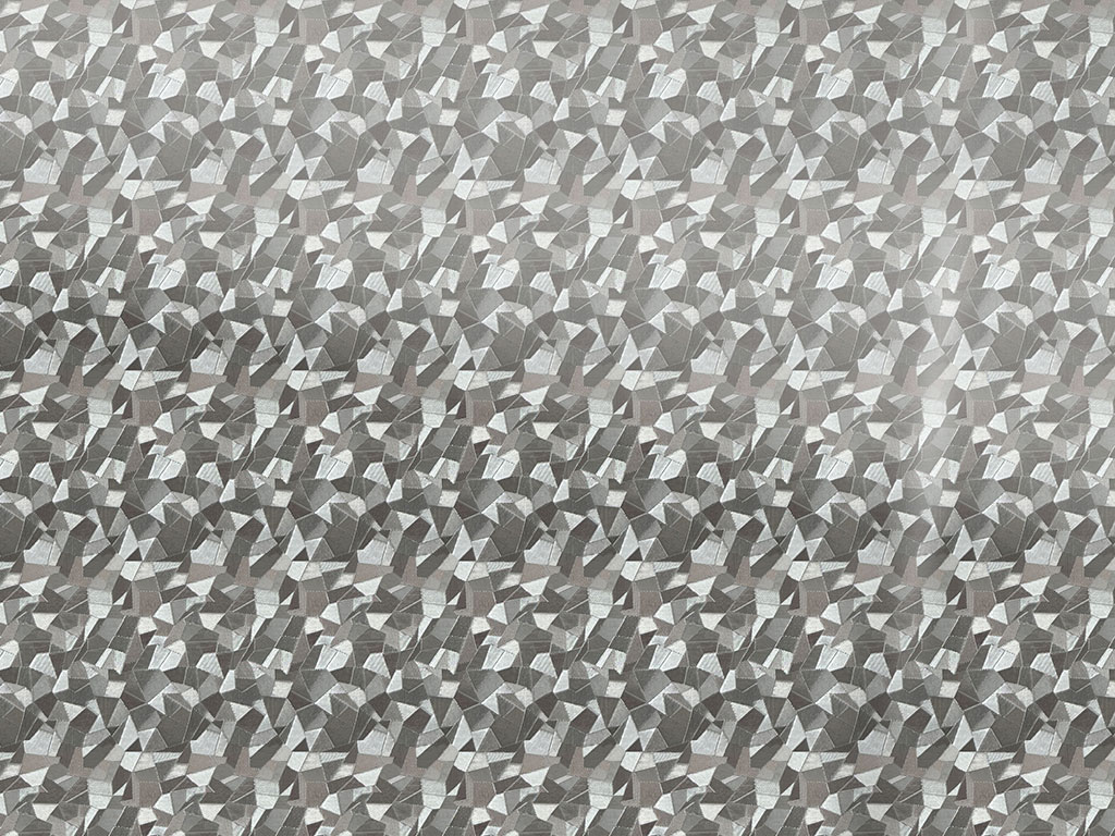 Silver 3D Camouflage Vinyl Film Wrap