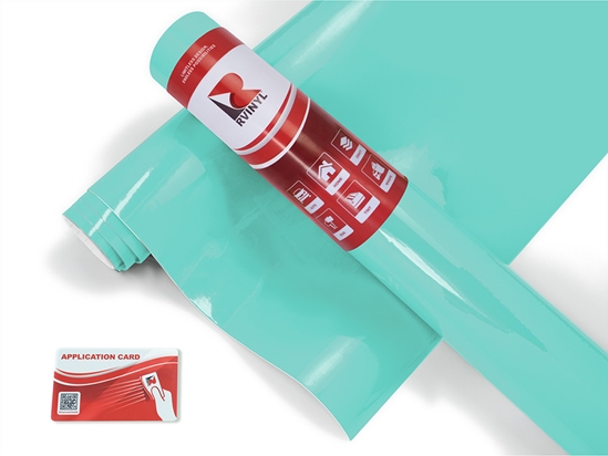 Rwraps Gloss Turquoise Boat Wrap Color Film