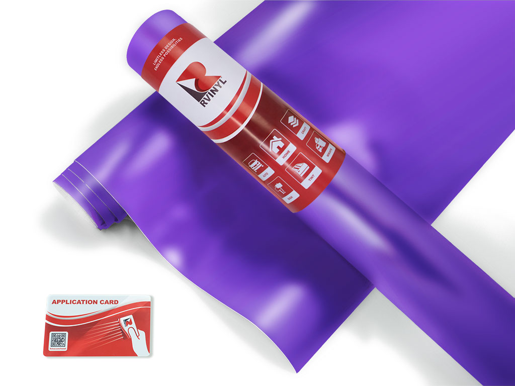 Rwraps Matte Chrome Purple Snowmobile Wrap Color Film