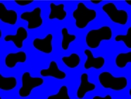 Blue Cow Vinyl Wrap Pattern