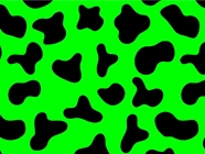 Neon Cow Vinyl Wrap Pattern
