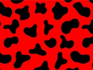 Red Cow Vinyl Wrap Pattern
