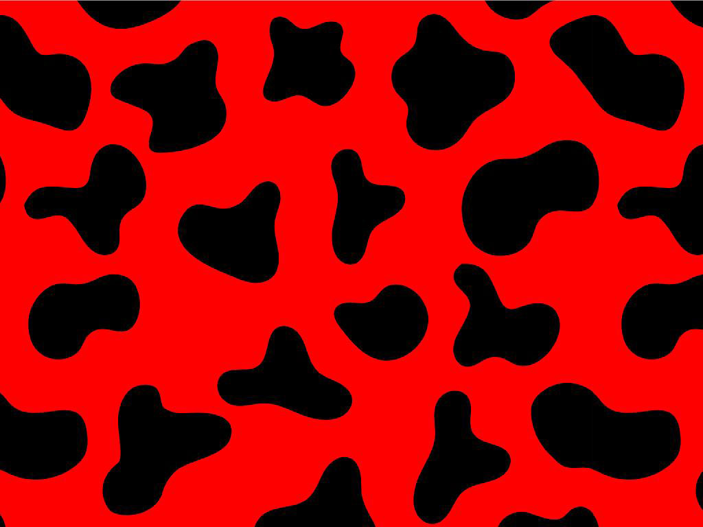 Red Cow Vinyl Wrap Pattern