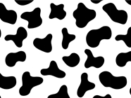 White Cow Vinyl Wrap Pattern