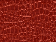Red Caiman Crocodile Vinyl Wrap Pattern
