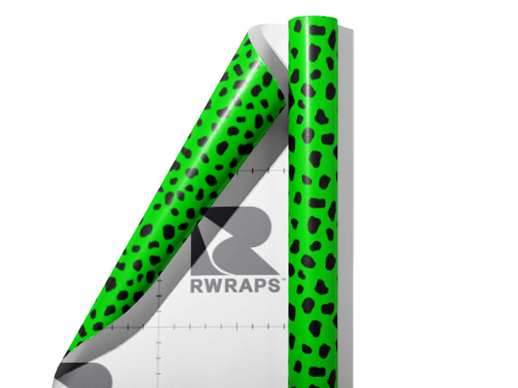 Green Dalmation Wrap Film Sheets