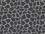 Gray Giraffe Vinyl Wrap Pattern
