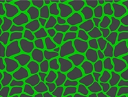 Green Giraffe Vinyl Wrap Pattern