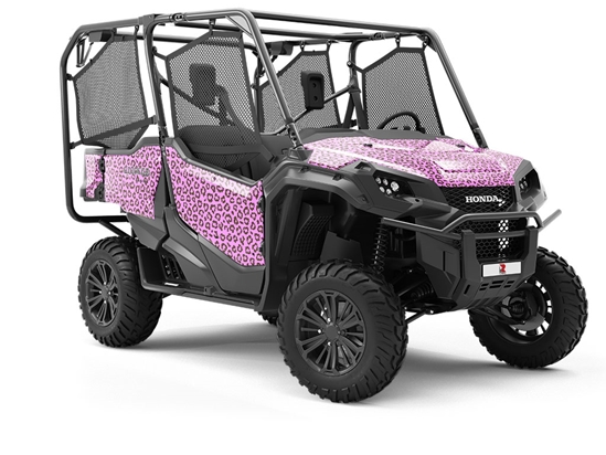 Pink Leopard Utility Vehicle Vinyl Wrap
