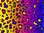 Rainbow Leopard Vinyl Wrap Pattern