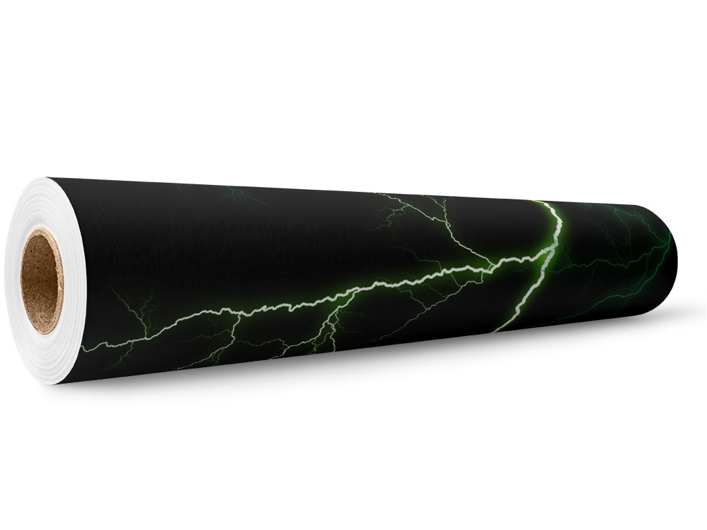 Green Lightning Wrap Film Wholesale Roll