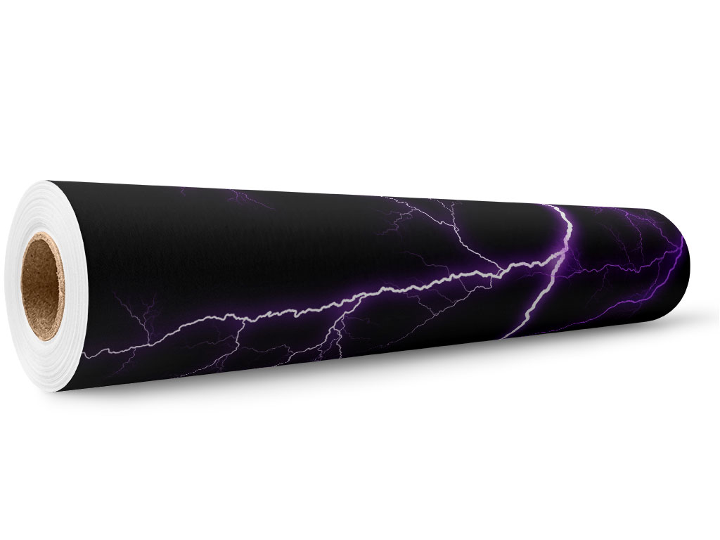 Purple Lightning Wrap Film Wholesale Roll