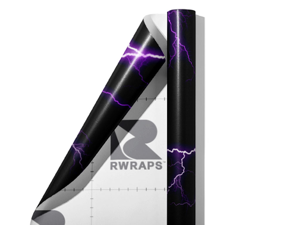 Purple Lightning Wrap Film Sheets