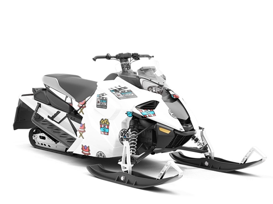 3D Fun Movie Custom Wrapped Snowmobile
