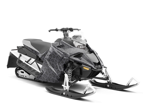 Black Panther Custom Wrapped Snowmobile