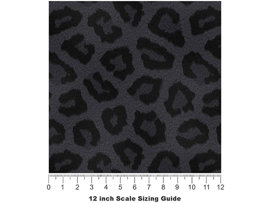 Black Panther Vinyl Film Pattern Size 12 inch Scale